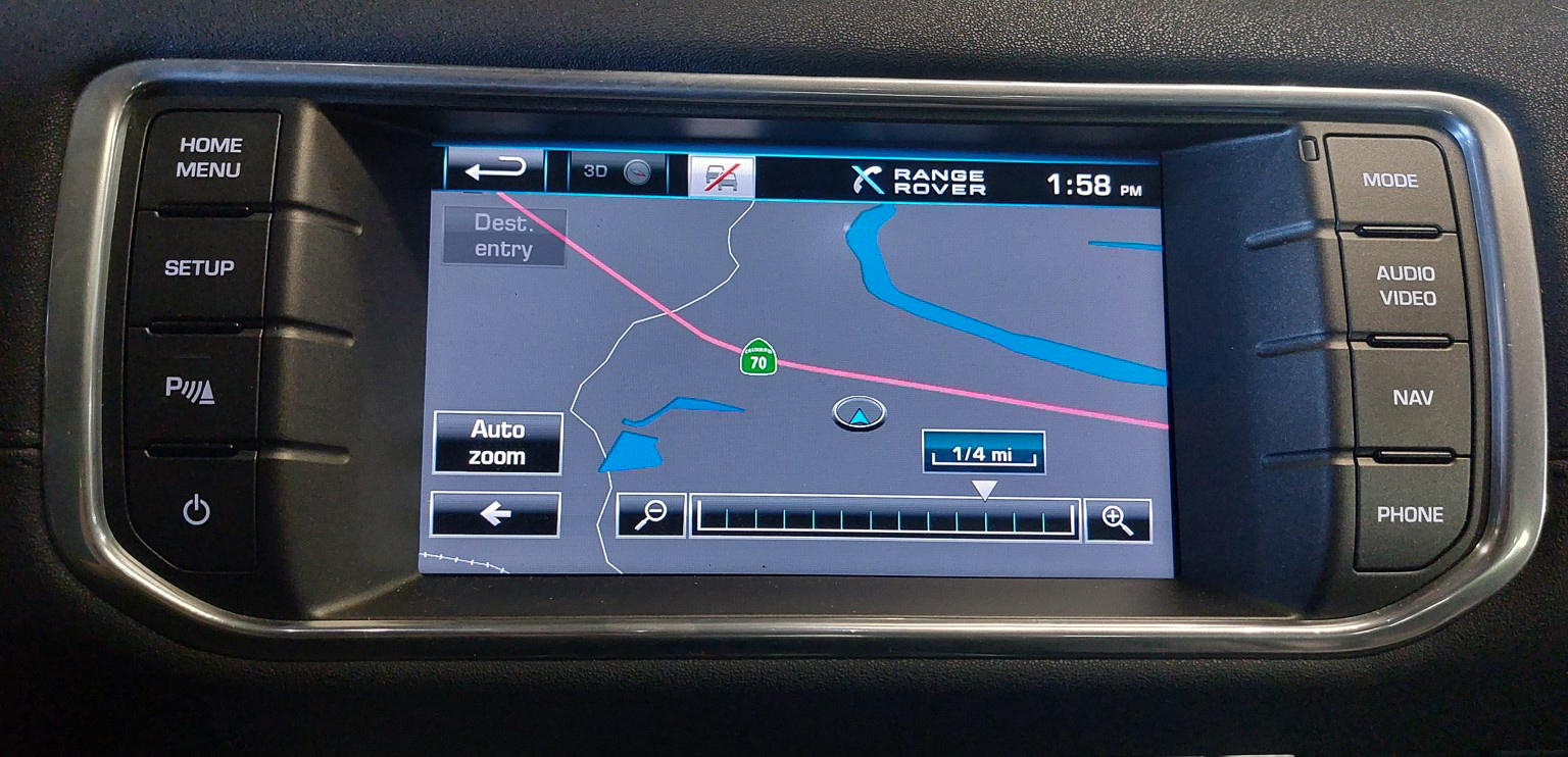 2012-2013 RANGE ROVER EVOQUE (L538) RADIO STEREO MEDIA NAVIGATION TOUCH SCREEN — exact item pictured